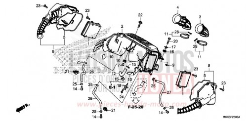 AIR CLEANER CRF1000D2J de 2018